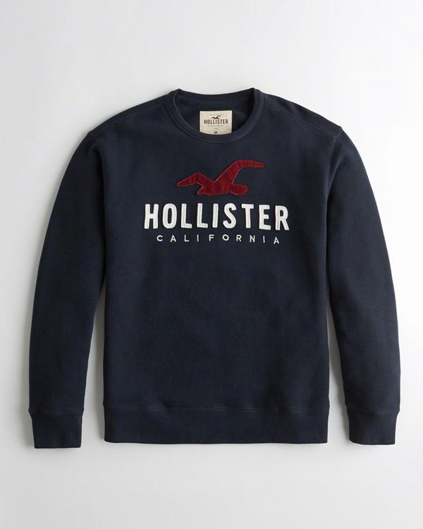 Sudadera blanca hollister discount hombre